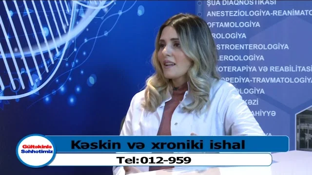 Videonun örtük şəkli: Qastroenteroloq-hepatoloq ilə veriliş